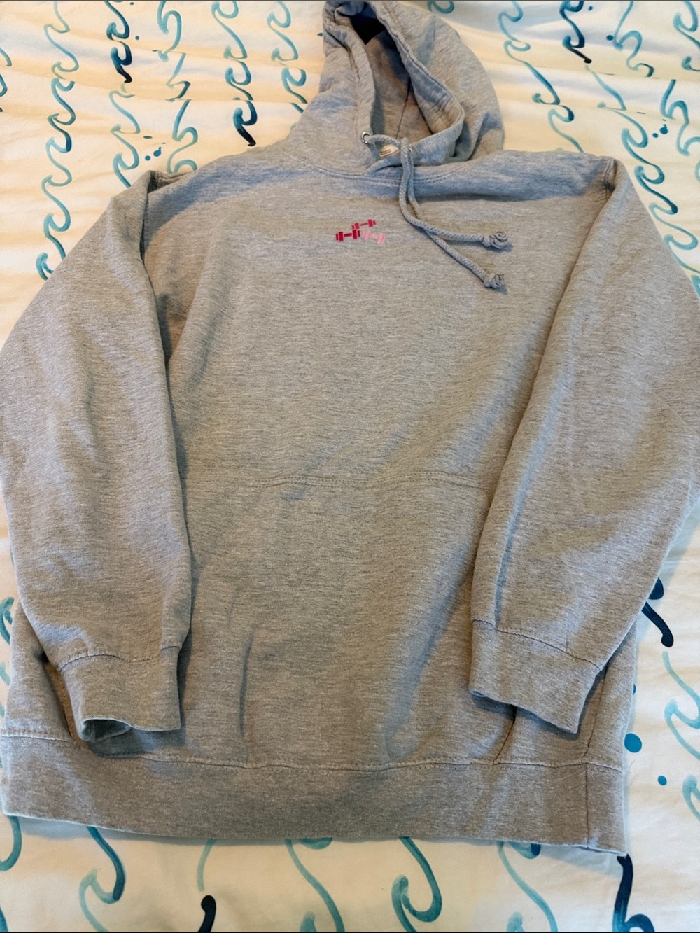 Gray Pullover Hoodie - Lightweight women’s Sweatshirt